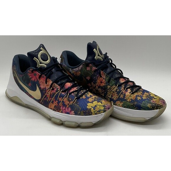 Nike ID 2016 KD Kevin Durant Floral Print US Size 17 818303-903 - Picture 4 of 13